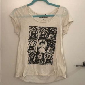 Lucky Brand Buddha Tee